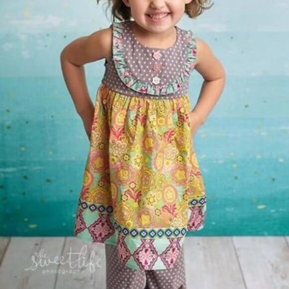 Matilda Jane Farren Sunny Friends Forever Dress Girls 2 Whimsical Cottagecore - Picture 1 of 12